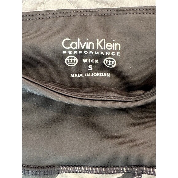 Calvin Klein Performance Wick Black and Camo Leggings Size Small Nylon Spandex - Picture 3 of 7